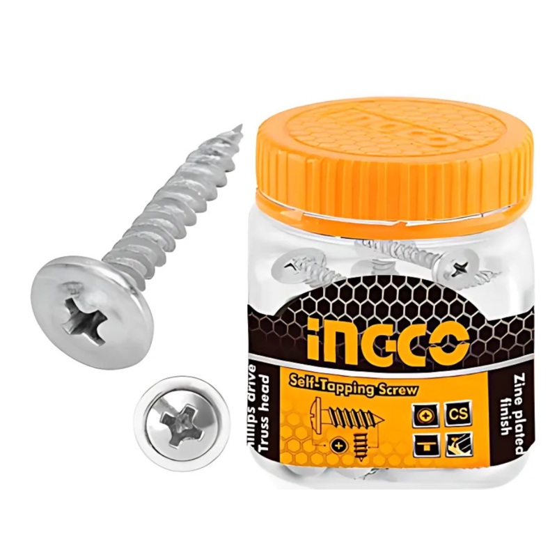 Ingco Self-Tapping Screws ST4.2x19mm & ST4.2x25mm  HWPS4201921 & HWSS4202511