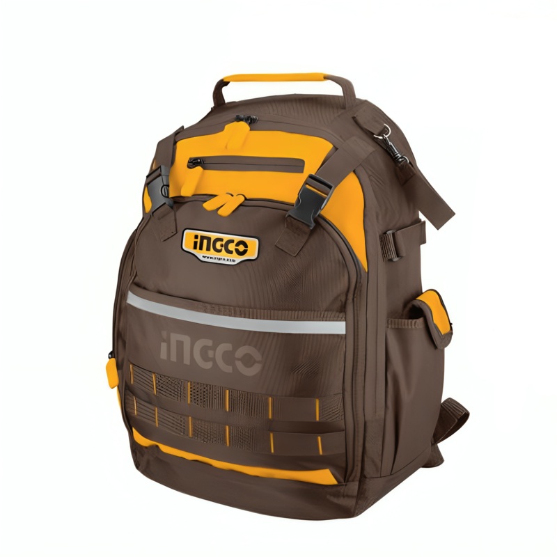 Ingco Tools Backpack with Rigid Frame & Multiple Pockets  HBP01028