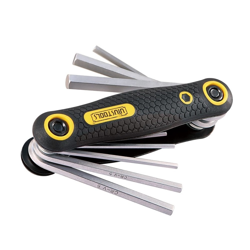 Uyustools 8 Pieces Folding Hex Wrench Set in Plastic Shell – YAS802