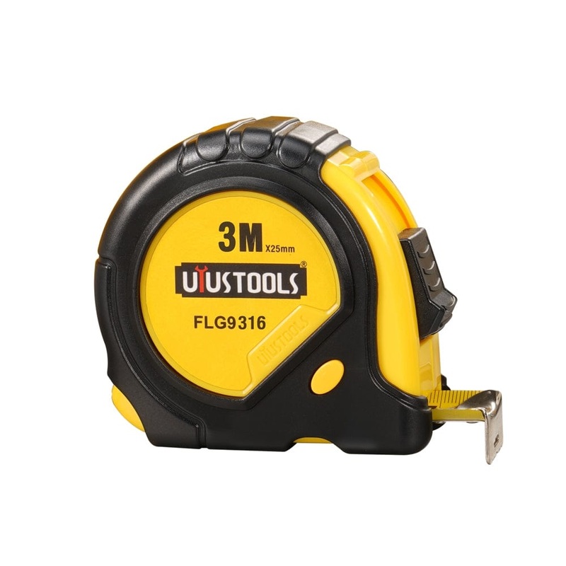 Uyustools Metric & Inch Rubber Coated Tape Measure 3m x 16mm – FLG9316