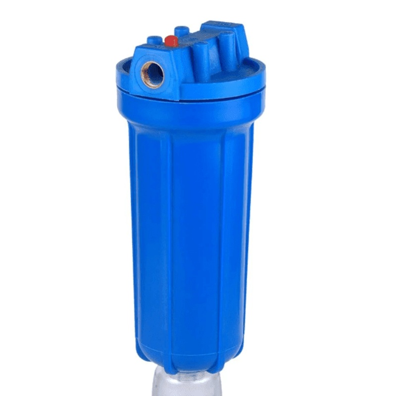 Water Filter Housing With Brass Inlet/Outlet Port & Air Release Button – CS 13