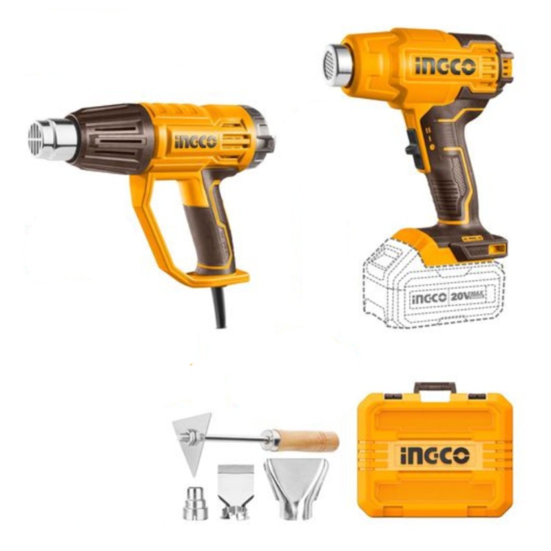 Ingco 2000W & 20V Lithium-Ion Heat Gun Set  COSLI240201