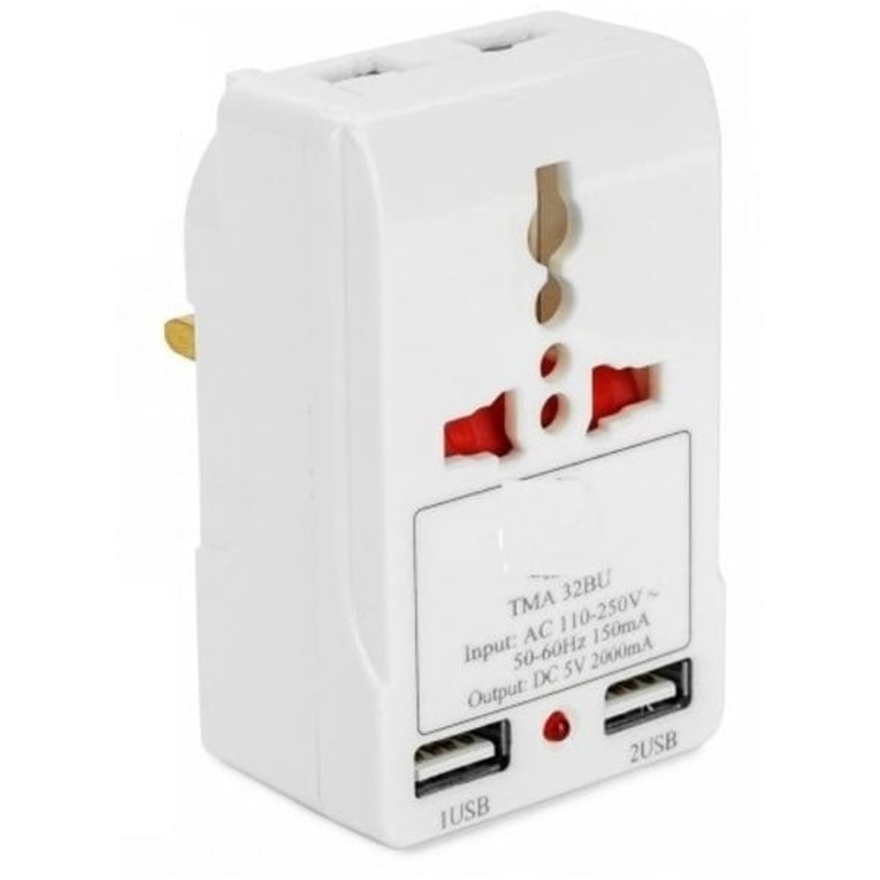 Terminator Universal Multi Adaptor With 2 USB – TMA 32BUQ