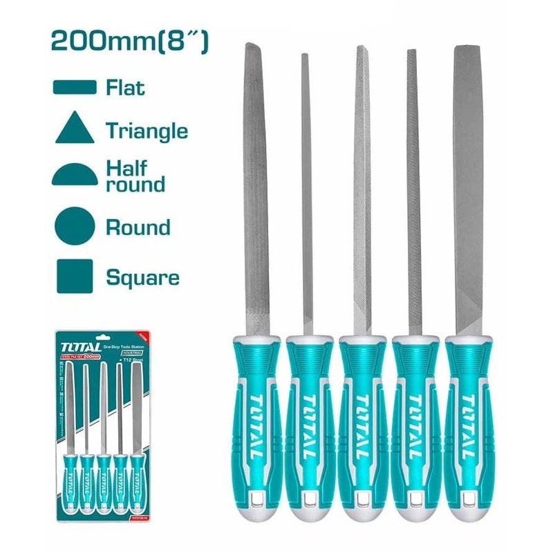 Total 8 5 Pieces Steel File Set – THT918516