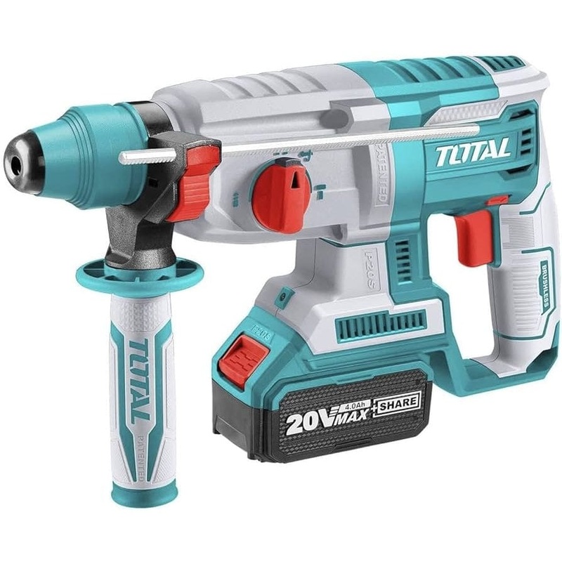 Total Lithium-Ion Brushless Rotary Hammer with Two 20V Batteries – TRHLI202287