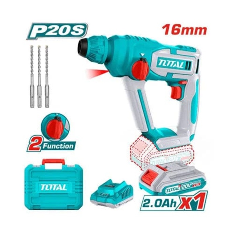 Total Lithium-Ion Cordless Rotary Hammer 20V – TRHLI201681