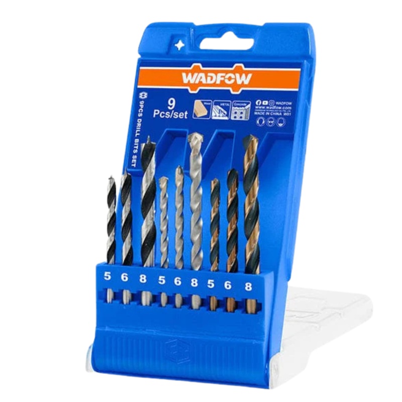 Wadfow 9 Pieces Drill Bits Set – WTD6B01