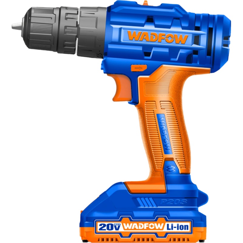 Wadfow Lithium-Ion Cordless Impact Drill with 20V 1.5Ah Battery & Charger – WCDP521
