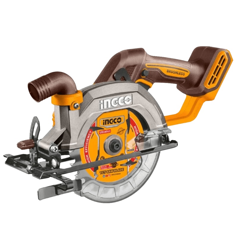 Ingco 20V Cordless Lithium-Ion Circular Saw with Brushless Motor  CSLI14021