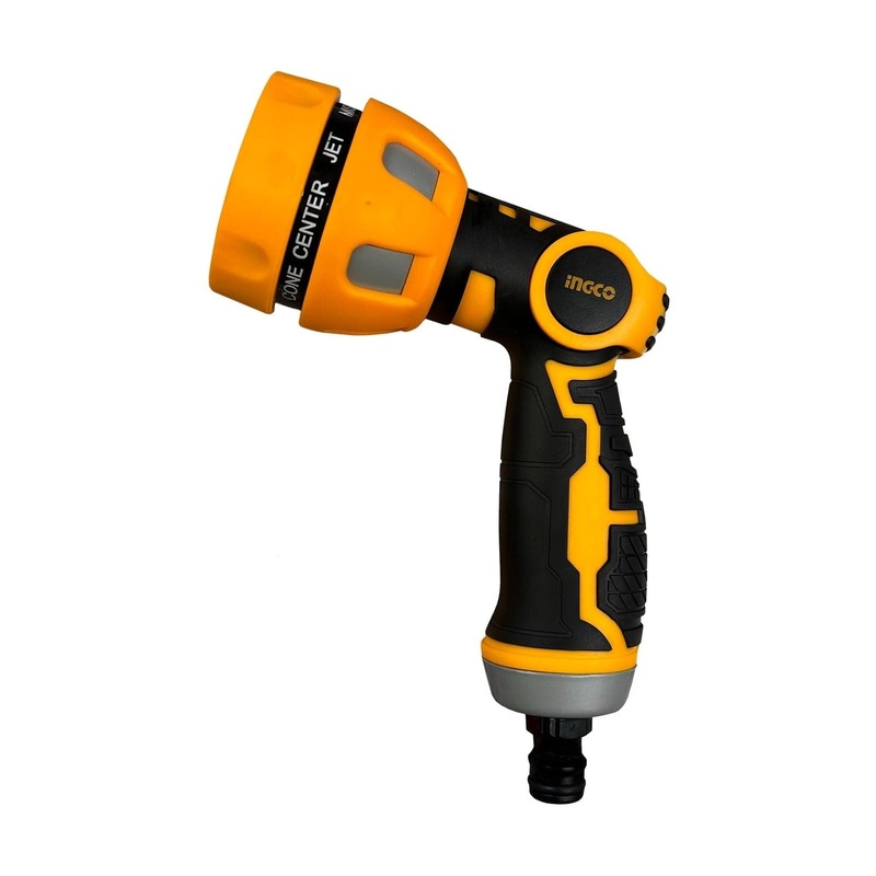 Ingco 9-Way Plastic Trigger Nozzle with 3/4 Tool Adaptor  HWSG6091