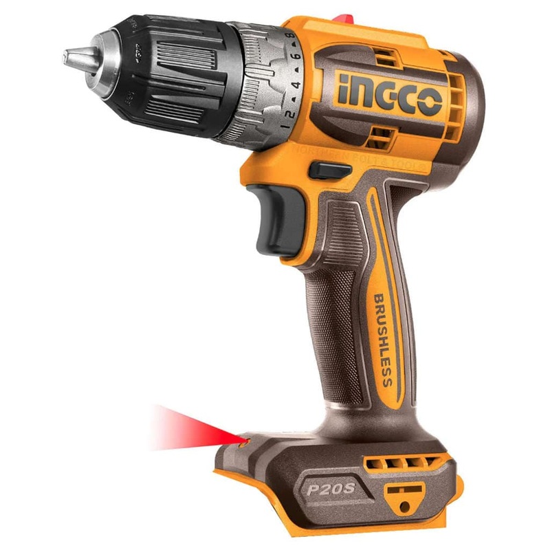 Ingco Lithium-Ion Brushless Cordless Drill 20V – CDLI204531
