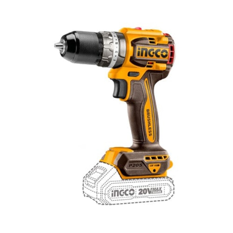 Ingco Lithium-Ion Cordless Hammer Impact Drill 20V – CIDLI206021