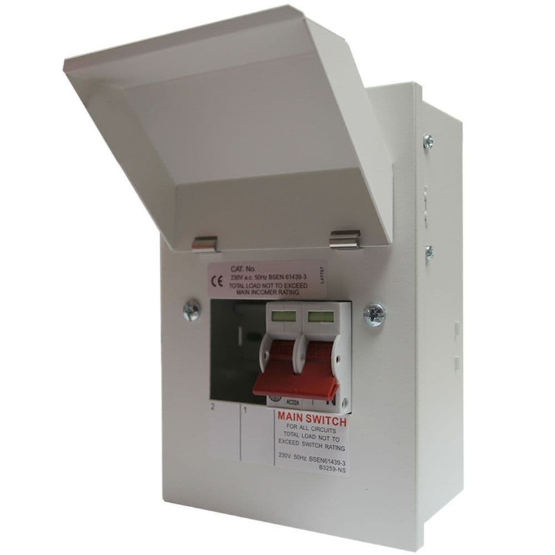 Plastic 2 Way Main Switch Unit