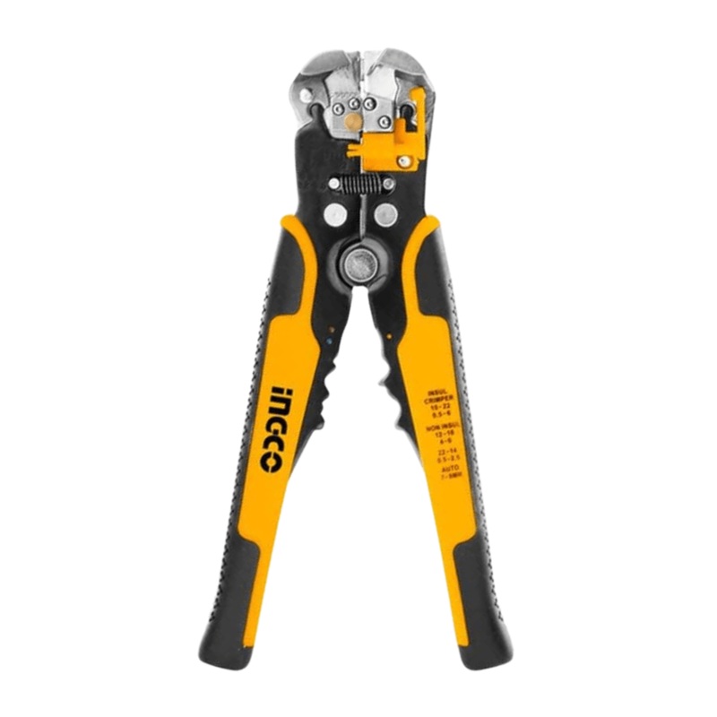 Ingco 3-in-1 Automatic Wire Stripper, Cutter & Crimper  HWSP102418