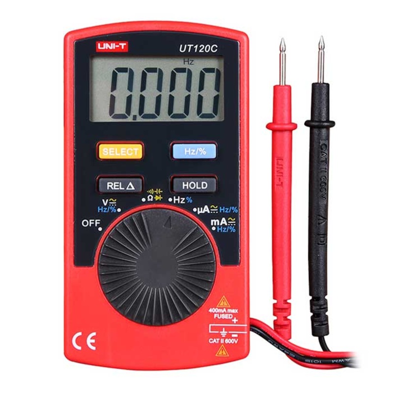 Uni-T Portable Digital Multimeter 4000 Counts 600V – UT 120C