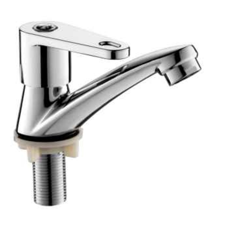 Chrome Deck-Mounted Cold Single Lever Kitchen Sink Faucet Tap – Z-1004