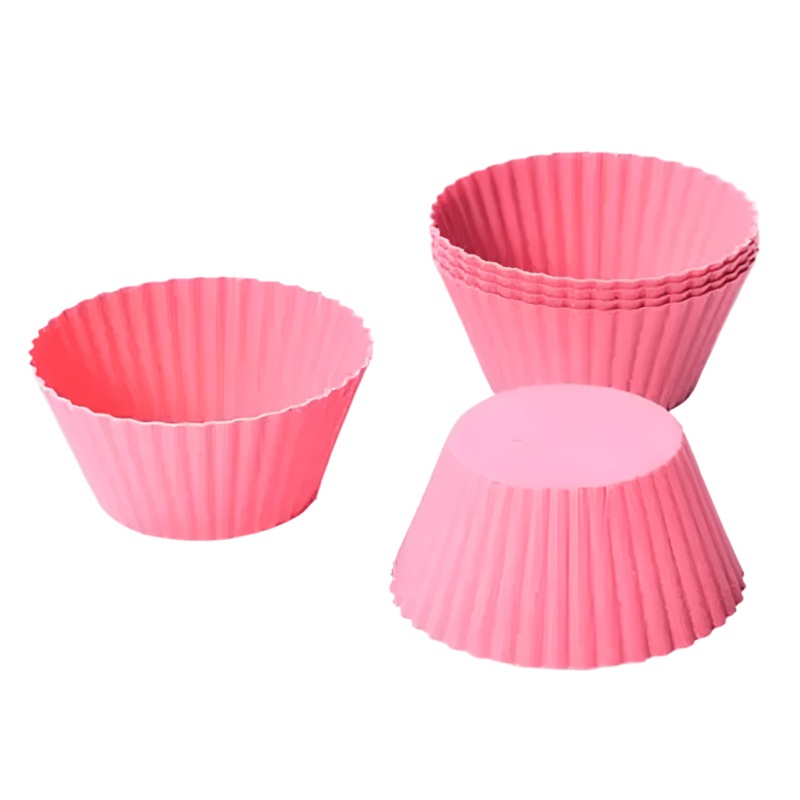 Decakila 6 Pieces Silicone Cupcake Mold Set – KMTT075Y