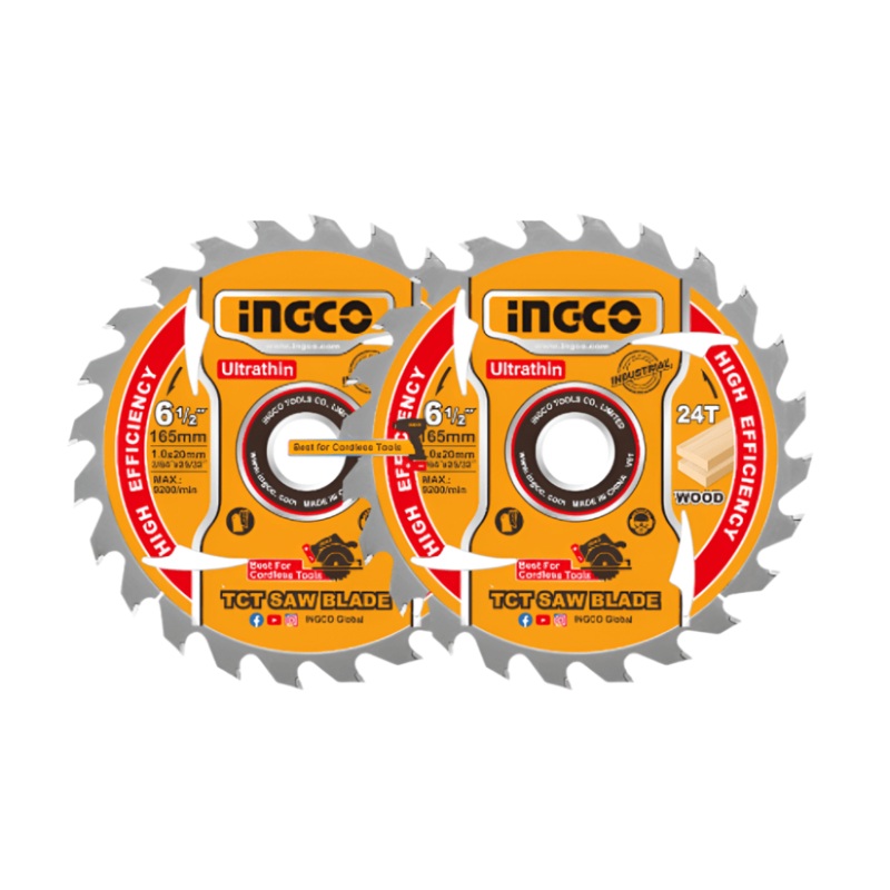 Ingco Ultra-Thin TCT Saw Blade Set – TSB1653