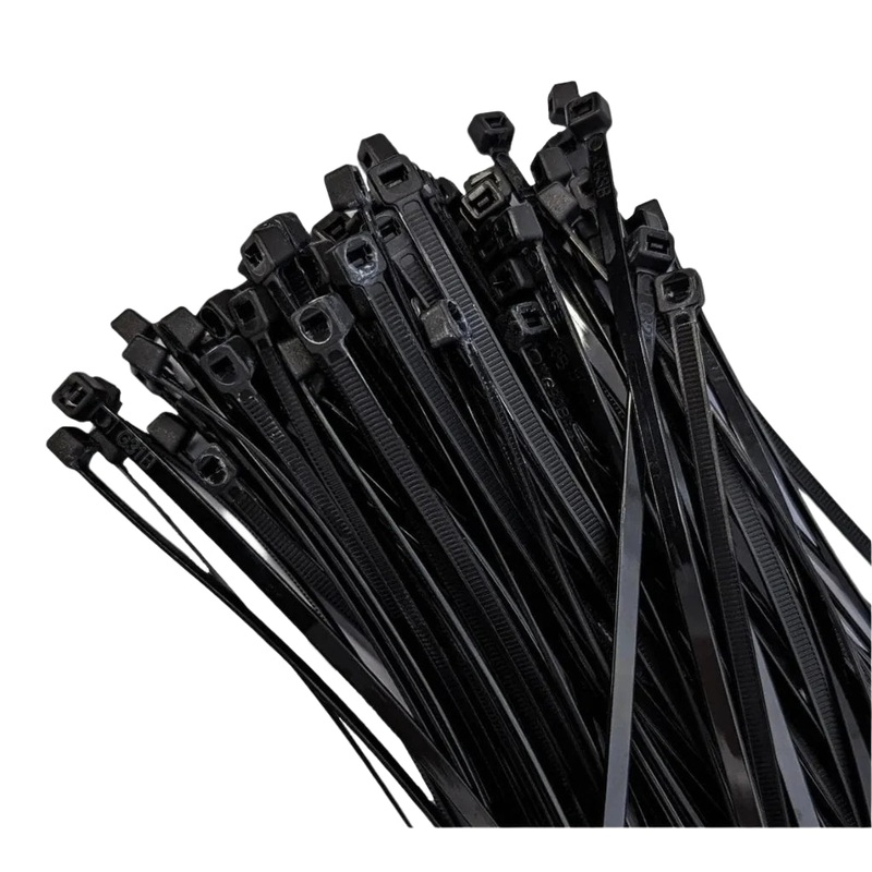 Wadfow 300mm Black Cable Ties – WTEB530048