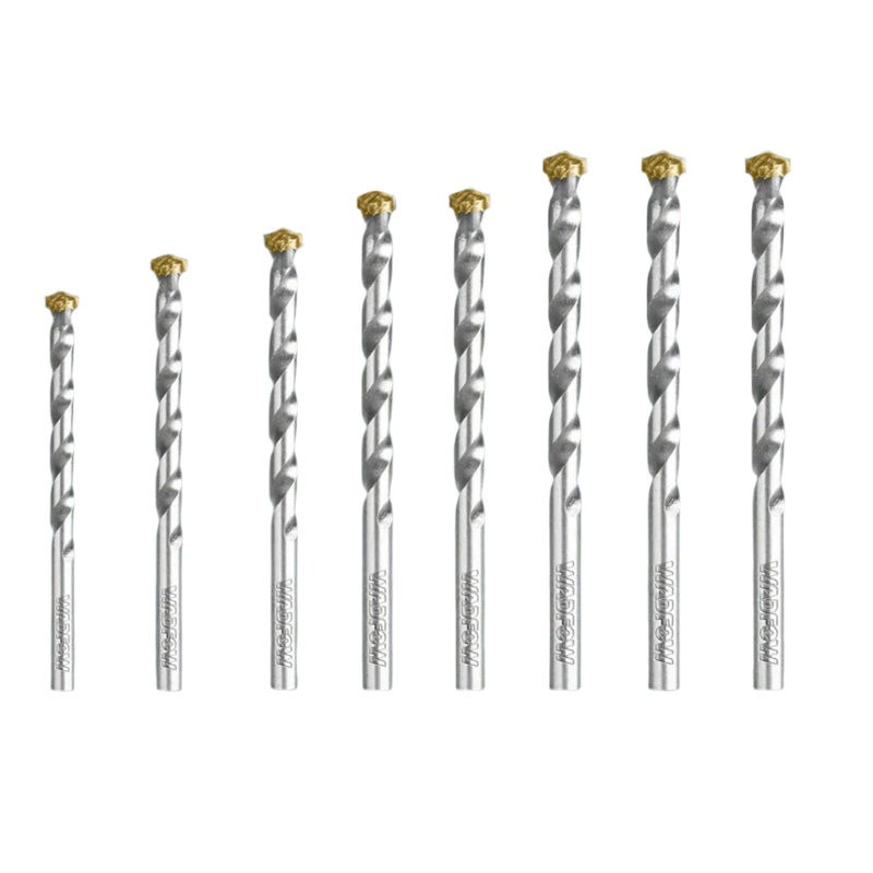 Wadfow 8 Pieces Masonry Drill Bit Set – WMJ6B08