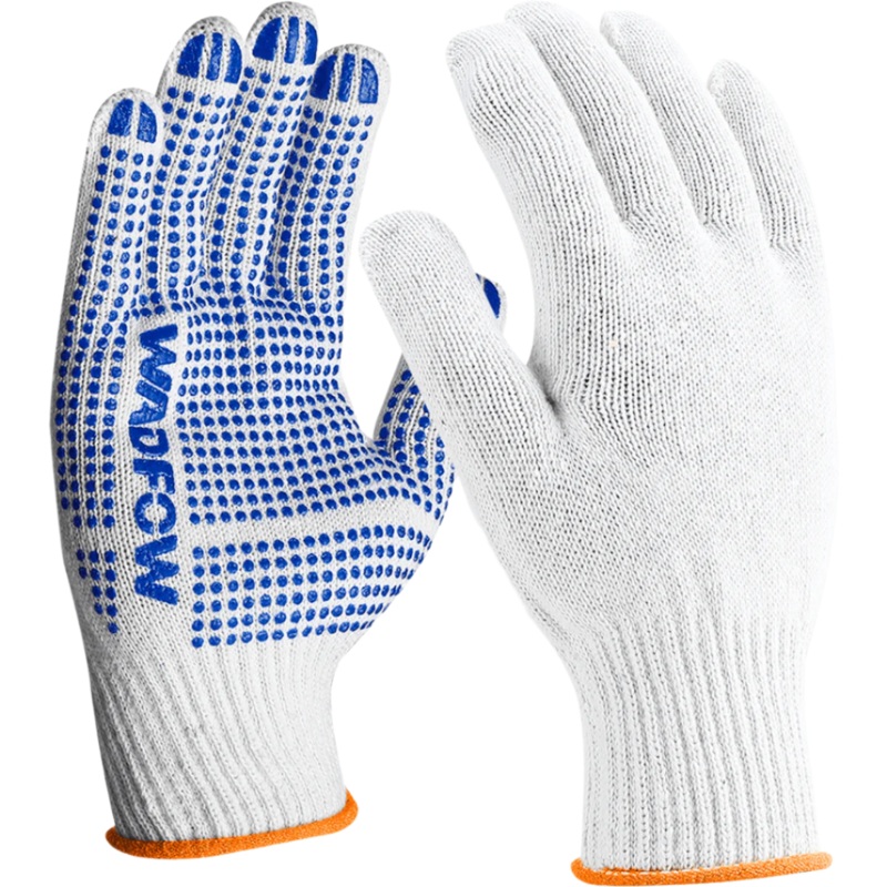 Wadfow Knitted & PVC Dots Gloves – WKG1801