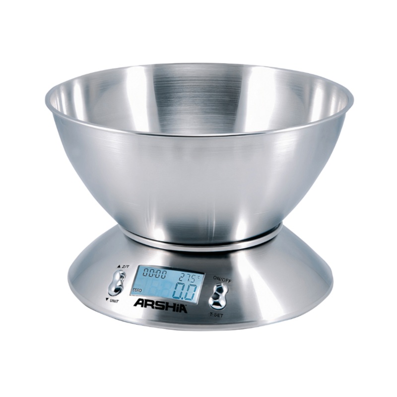 Arshia Kitchen Digital Scale With Bowl – KS145-2619
