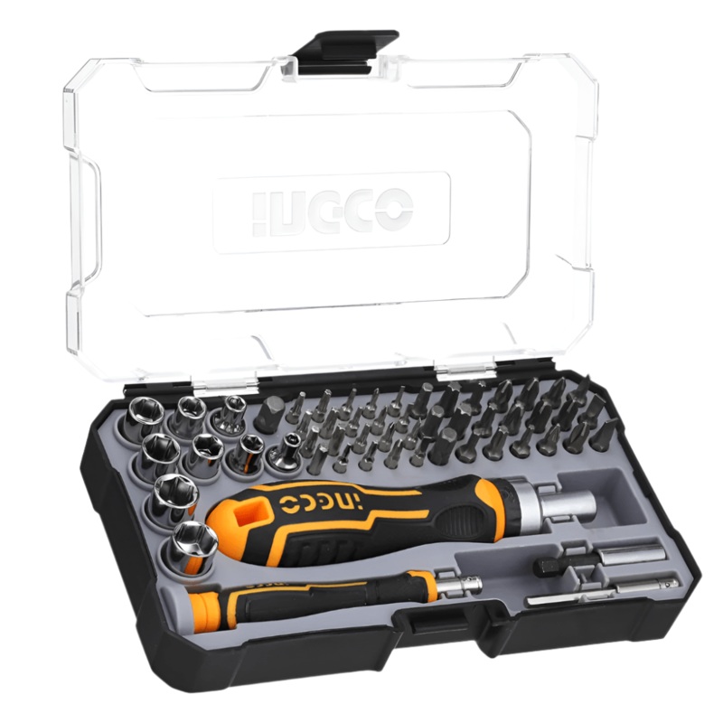 Ingco 55 Pieces Screwdriver Bits Set S2 – HKSDB0558