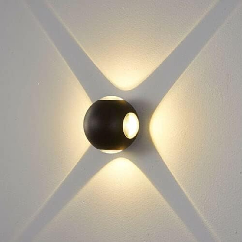 LED Waterproof 4-Way Wall Light 3W – HY-W8062/4
