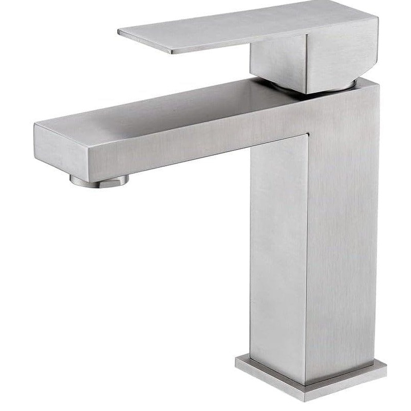 MaxTen Bathroom Stainless Steel Hot & Cold Basin Faucet Mixer – S20-143 & S20-143BL