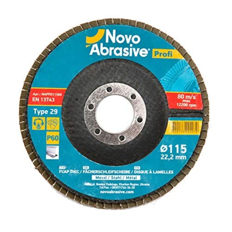 Novo Abrasive Flap Disc|P 60|P 80|P 100|P 120