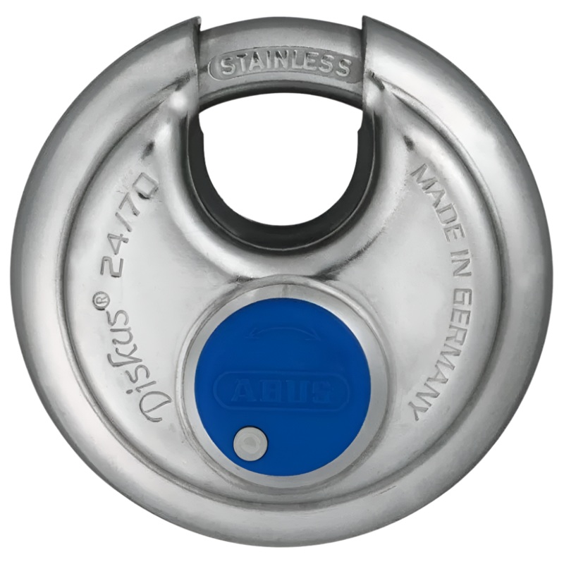 ABUS 70mm Diskus Stainless Steel Padlock – 24IB/70