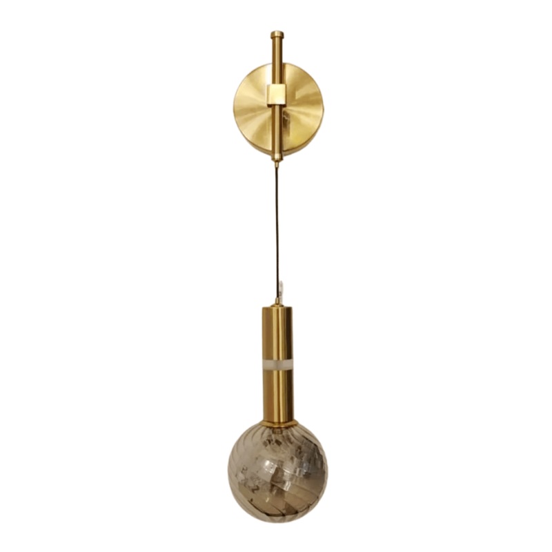 Bronze 39312 Smoke Glass 1xG9+LED Wall Light – 3000K