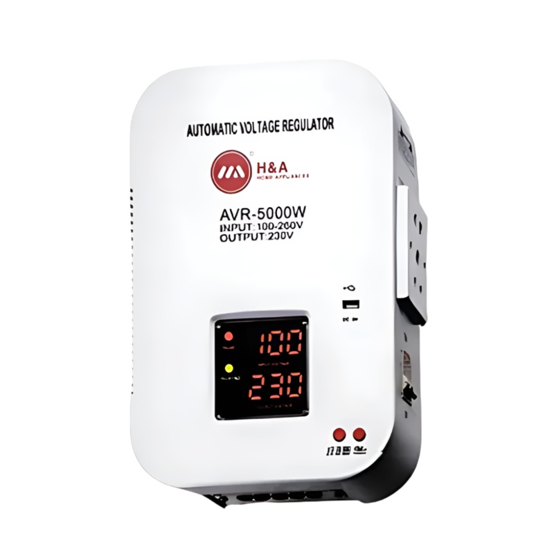 H&A 5000W Digital Wall-Mounted Voltage Regulator Stabilizer – H&A-WM-5000W