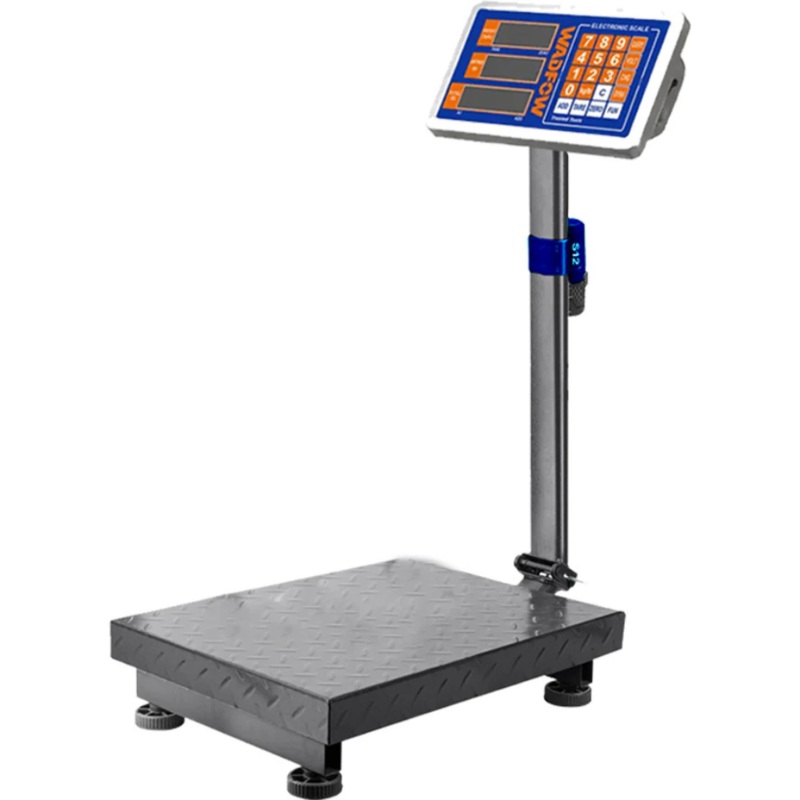 Wadfow 100kg Cordless Lithium-Ion Scale with 12V 1.5Ah Battery  WEC1302