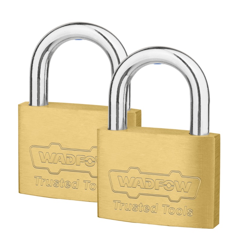 Wadfow 40mm 2 Pieces Key-Alike Brass Padlock Set – WPDT442