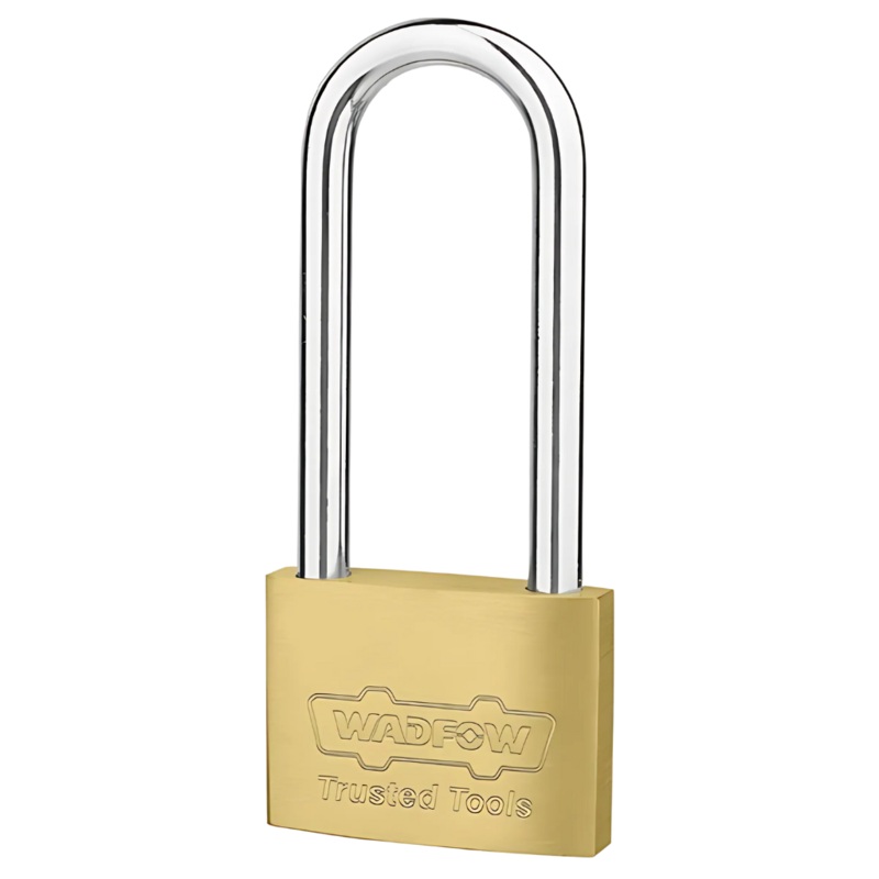 Wadfow 60mm Long Shackle Brass Padlock – WPD2460