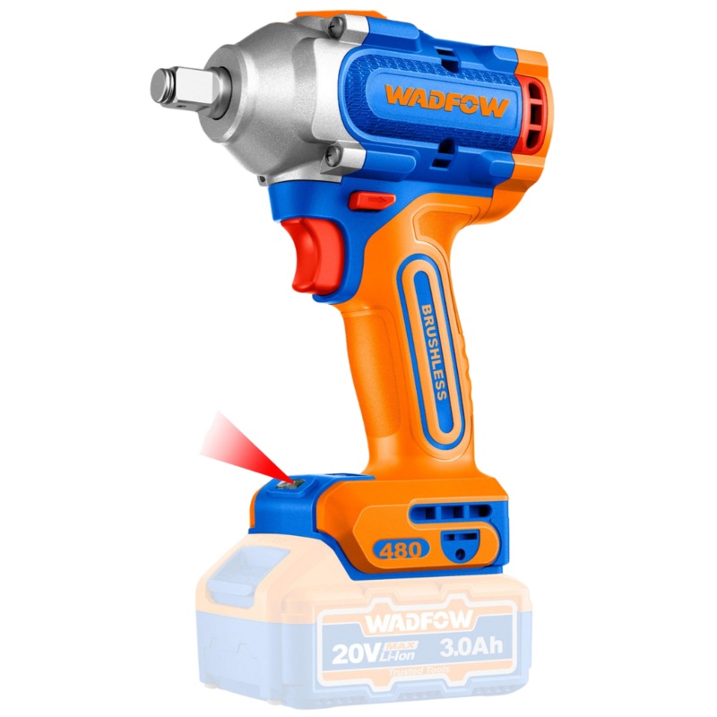 Wadfow Lithium-Ion Cordless Impact Wrench – WCD1B48
