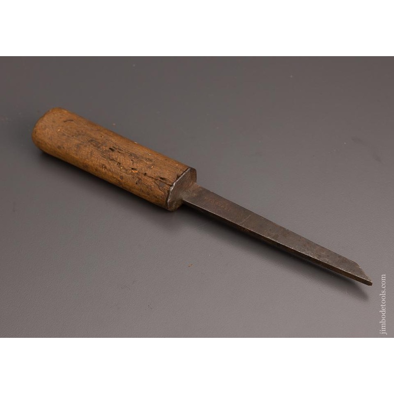 18th Century JAMES CAM Pig Sticker Mortise Chisel 3/16 x 9 1/2 – 97496