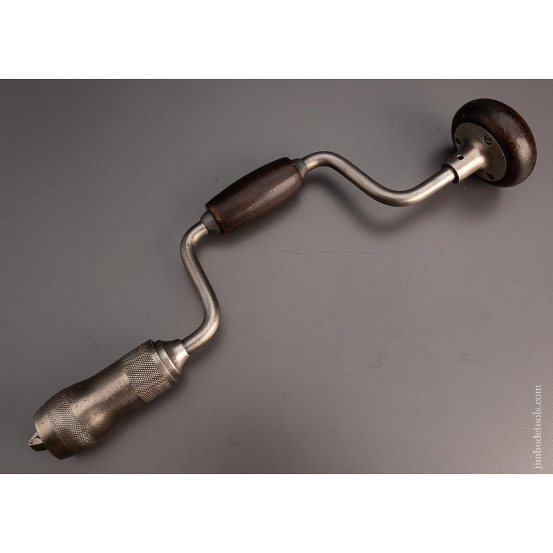 Rare Size 5 Inch MILLERS FALLS BARBERS PATENT No. 15 Bit Brace – 97583