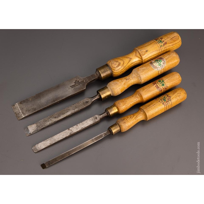 Set of 4 MARPLES Tang Chisels – 97562