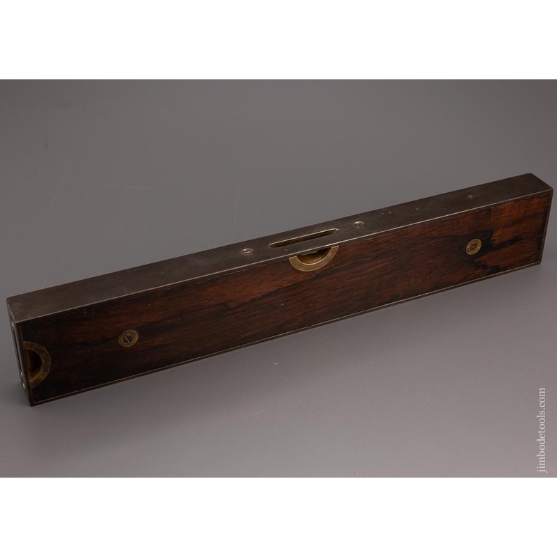 Rare and Fine STANLEY No. 49 Iron Bound Level with Rosewood Infill – EXCELSIOR 97653