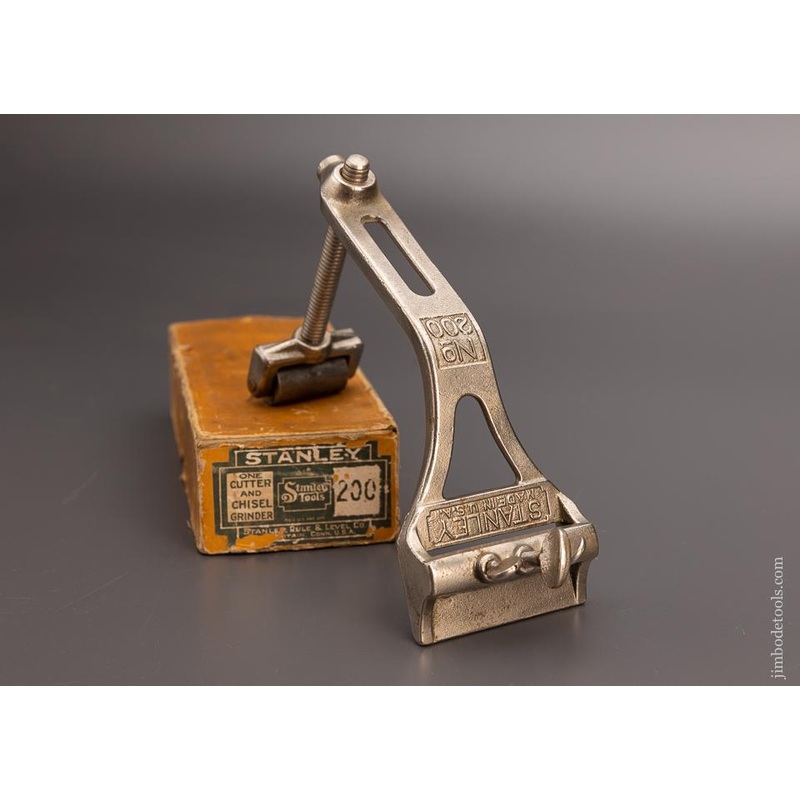 STANLEY No. 200 Cutter & Chisel Grinder Mint in Box – 97829