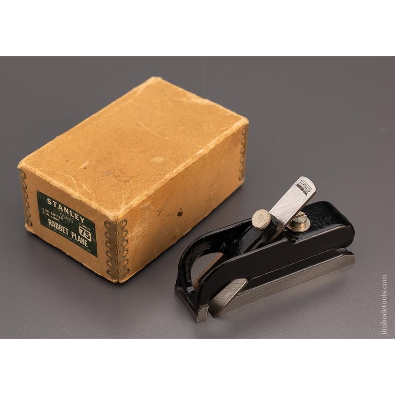STANLEY No. 75 Rabbet Plane Mint in Box – 97897