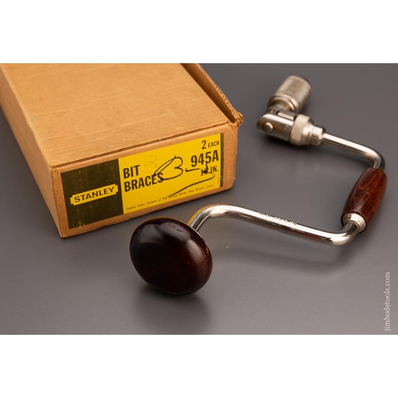 STANLEY No. 945 Bit Brace Mint in Box 10 Inch –  – 97891