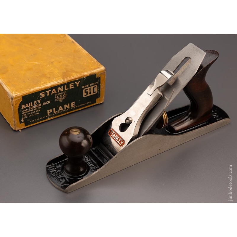 STANLEY No. 5 1/4C Junior Jack Plane Dead Mint in Box – 97904 – AS OF APR 21