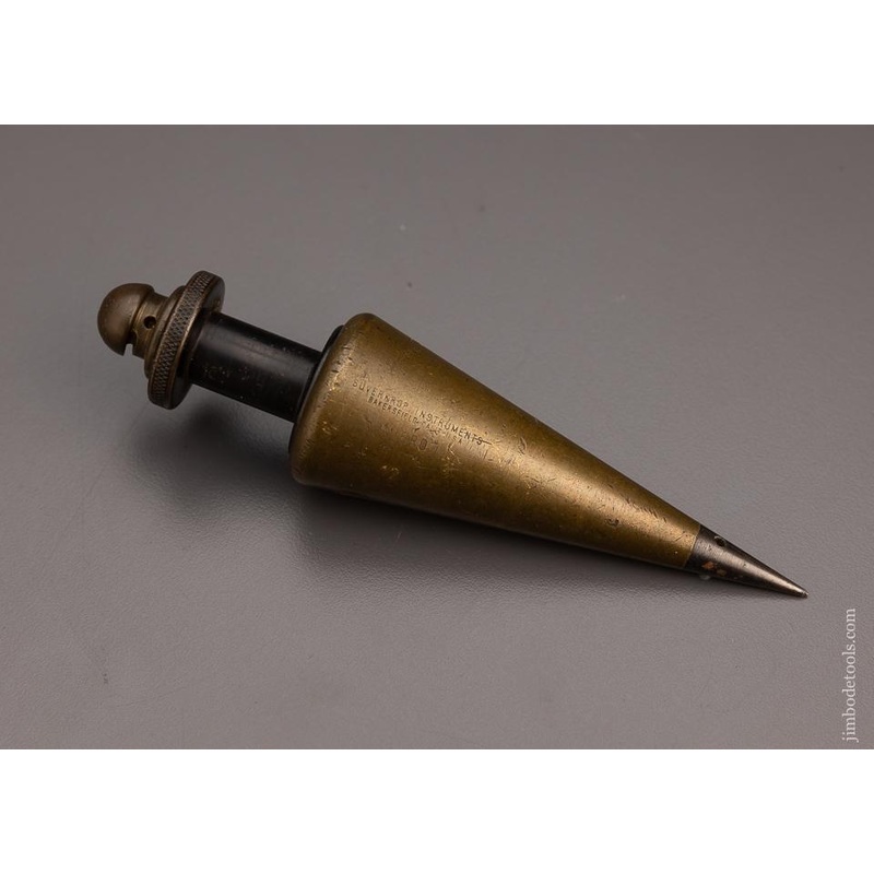 Rare SUVERKROP PATENT Plumb Bob with Integral Reel – 97774