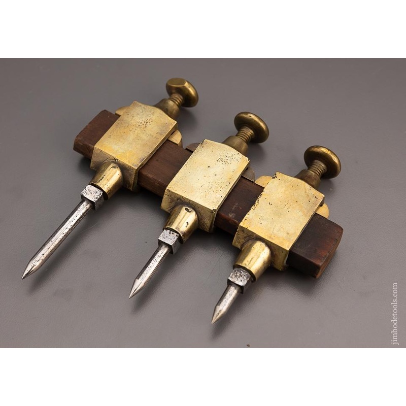 Set of 3 Brass Trammel Points – 98116