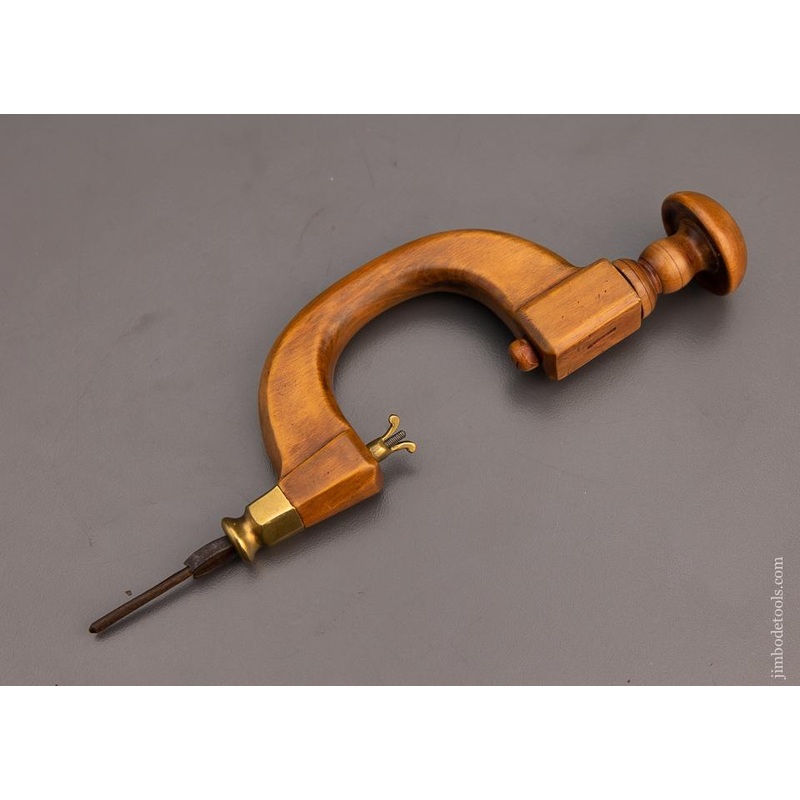 Solid Boxwood Miniature Brace with Spring Pad by D. BROOKSHAW – EXCELSIOR 98145