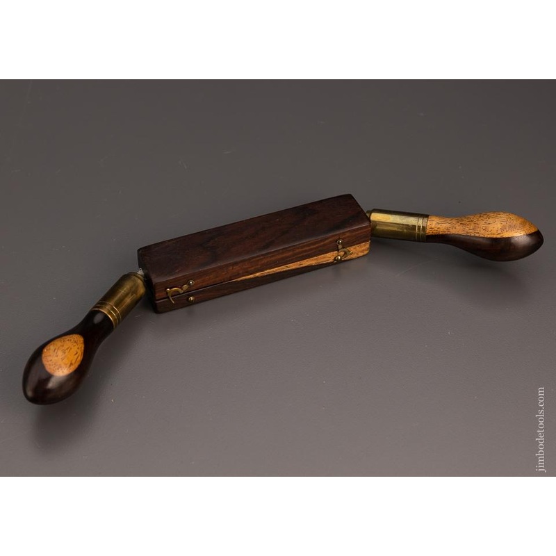 Spectacular Rosewood Trimmed 4 Inch Drawknife by CRESCENT MERIDEN, CT. – EXCELSIOR 98244