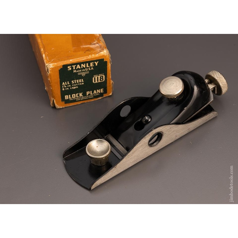 STANLEY No. 118 Low Angle Block Plane Mint in Box – 98241